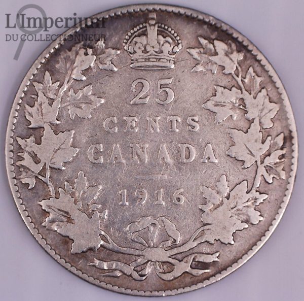 Canada - 25 Cents 1916 - VG-8