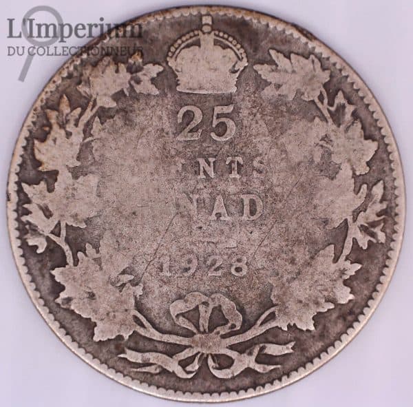 Canada - 25 Cents 1928 - G-4