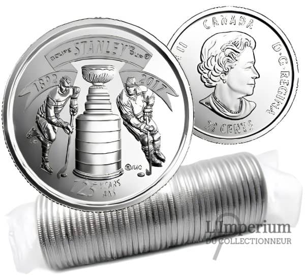 Canada - Rouleau Original de 25 Cents 2017 Coupe Stanley