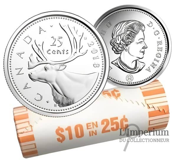Canada - Rouleau Original de 25 Cents 2018