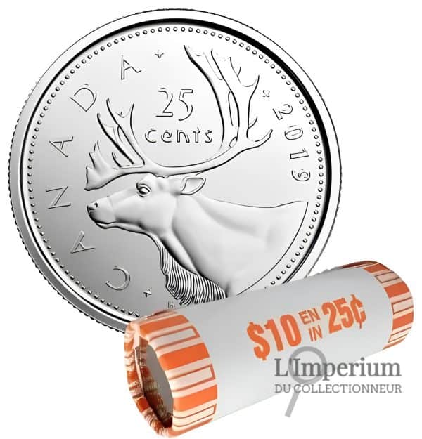 Canada - Rouleau Original de 25 Cents 2019