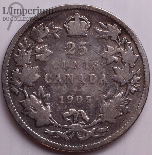 Canada - 25 cents 1905 - G-4