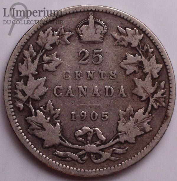 Canada - 25 cents 1905 - G-6