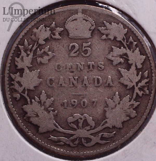 Canada - 25 cents 1907 - G-4