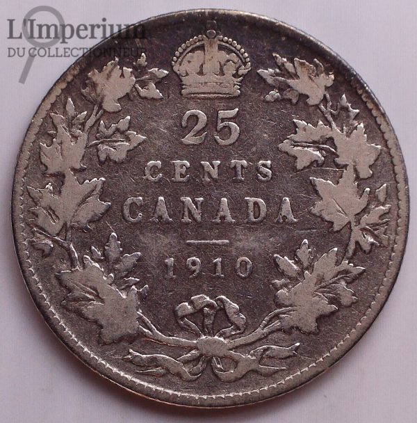 Canada - 25 cents 1910 - G-6