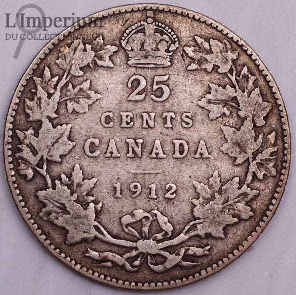 Canada - 25 cents 1912 - VG-8