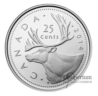 Canada - 25 cents 2014 en Argent - Épreuve