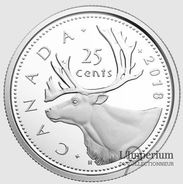 Canada - 25 cents 2018 en Argent - Épreuve