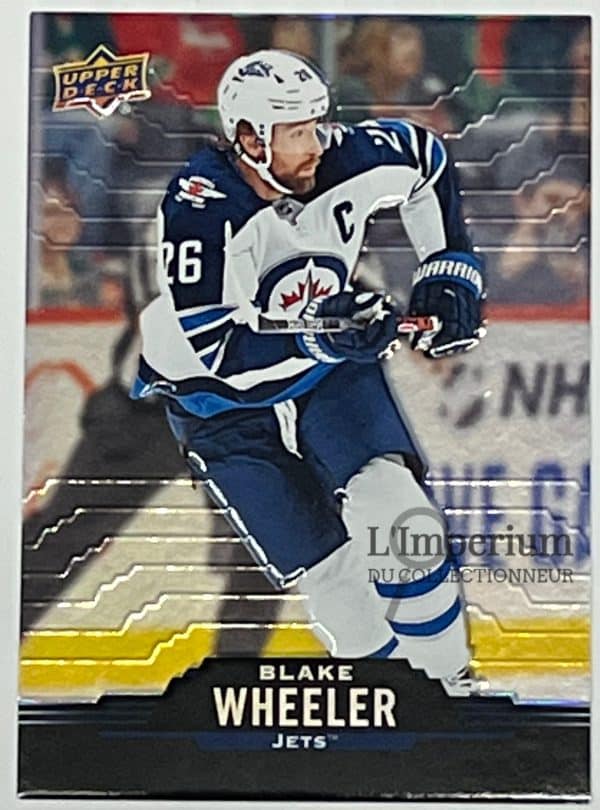 26 Blake Wheeler - Carte d'Hockey LNH 2020-2021