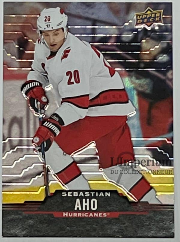 38 Sebastian Aho - Carte d'Hockey LNH 2020-2021