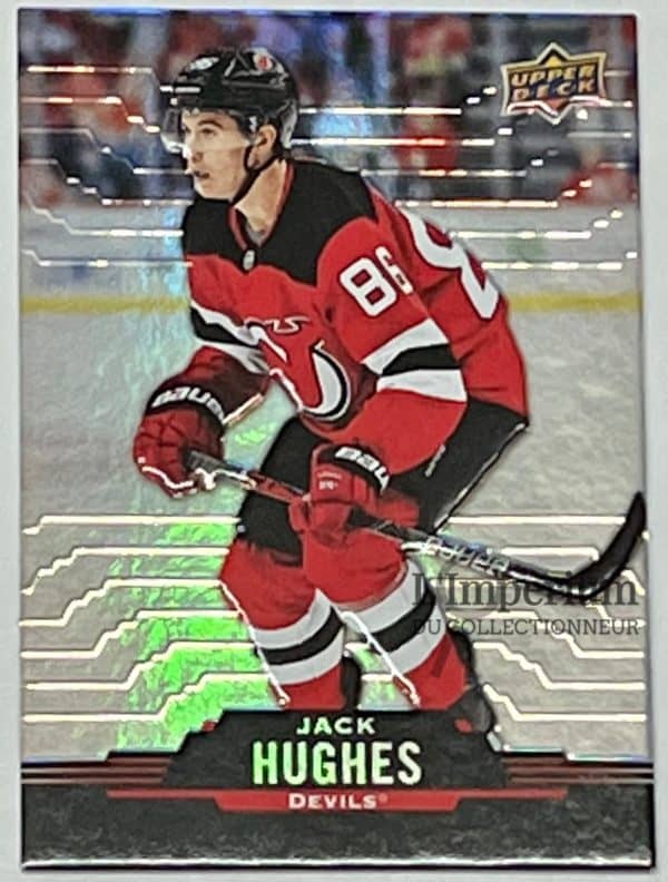 47 Jack Hughes - Carte d'Hockey LNH 2020-2021