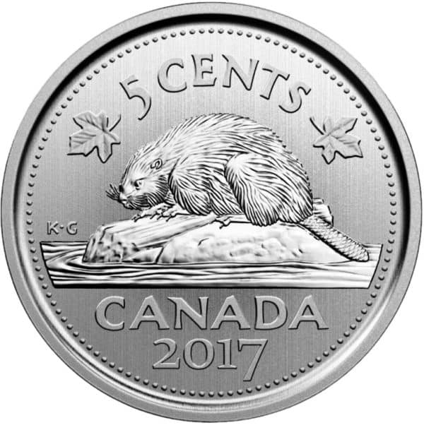 Canada - 5 Cents 2017 - Spécimen (Revers)