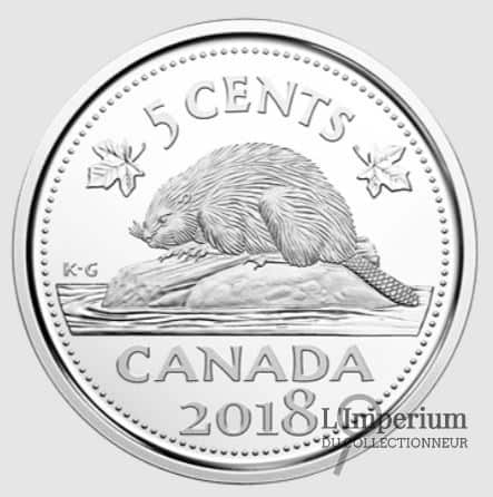 Canada - 5 Cents 2018 en Argent - Épreuve