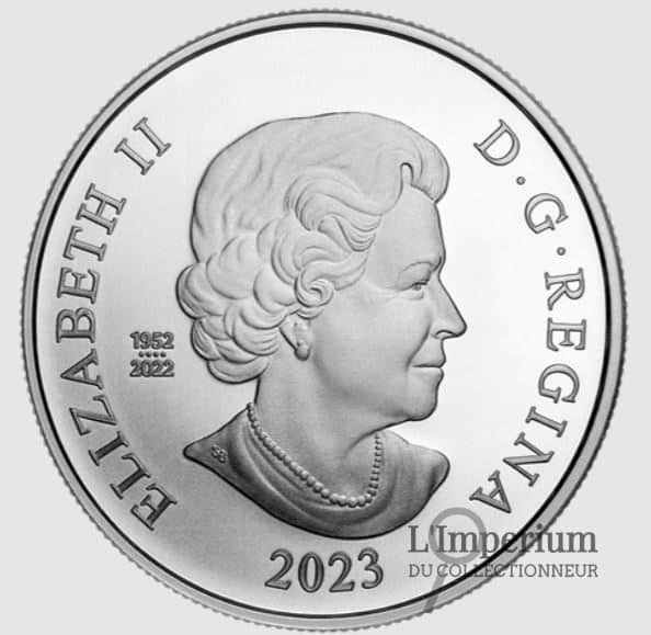 Canada - 5 Dollars 2023 en Argent Le Monogramme Royal de Sa Majesté le roi Charles III - Épreuve