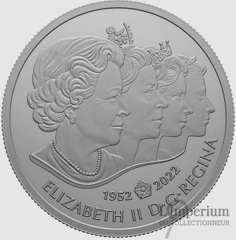 Canada - 5 Dollars 2022 Portrait de la Reine - Épreuve Mat