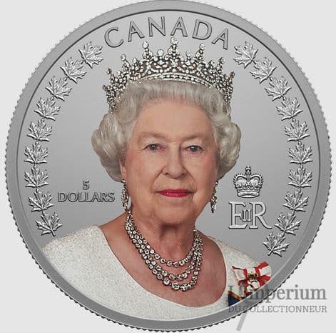 Canada - 5 Dollars 2022 Portrait de la Reine - Épreuve Mat