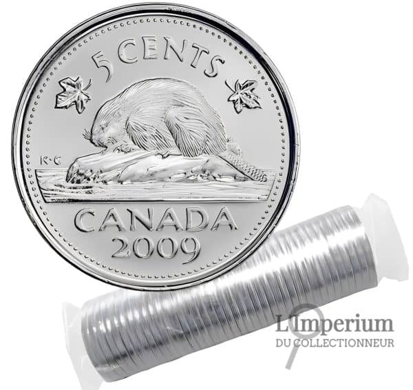 Canada - Rouleau Original de 5 Cents 2009