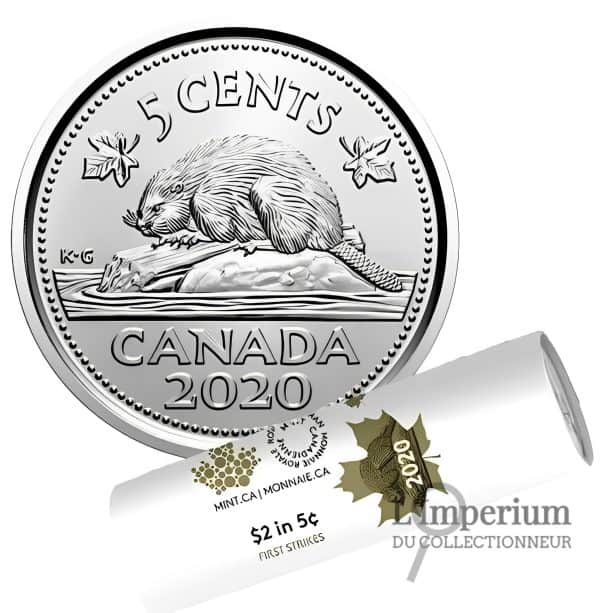 Canada Rouleau Spéciaux de 5 Cents 2020