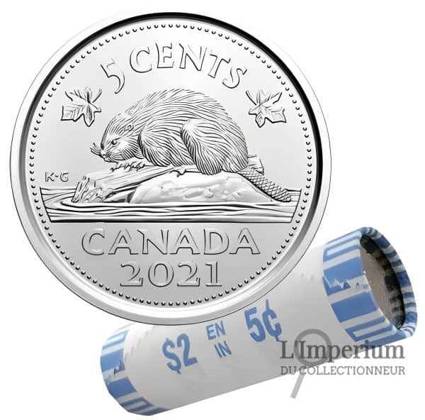Canada - Rouleau Original de 5 Cents 2021