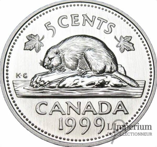 Canada - 5 Cents 1999 - Spécimen