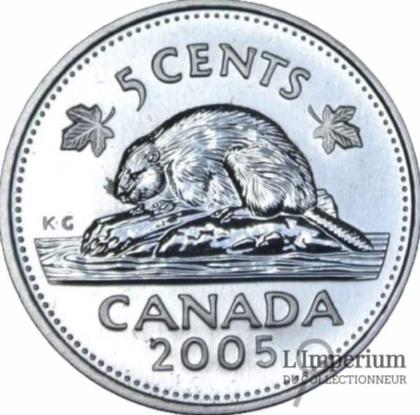 Canada - 5 Cents 2005P - Spécimen