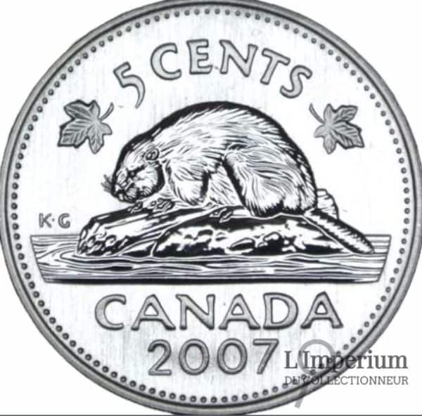 Canada - 5 Cents 2007 - Spécimen