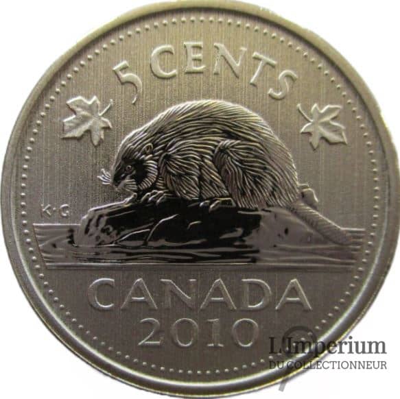Canada – 5 Cents 2010 – Spécimen