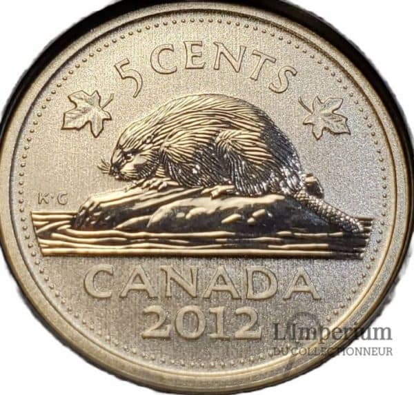 Canada - 5 Cents 2012 - Spécimen