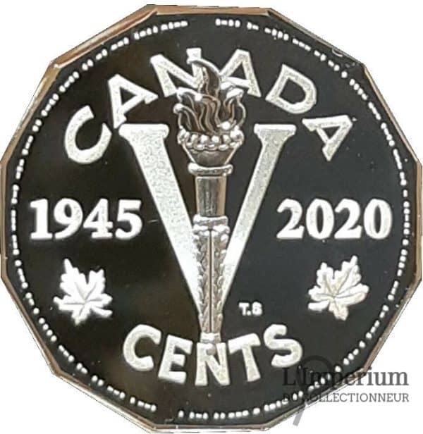 Canada - 5 Cents 2020 75e Anniversaire de la Victoire en Europe - Épreuve