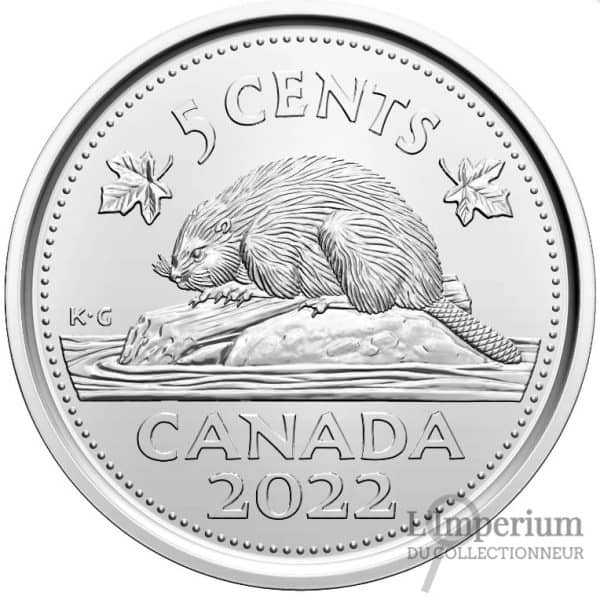 Canada - 5 cents 2022 - Épreuve (Revers)