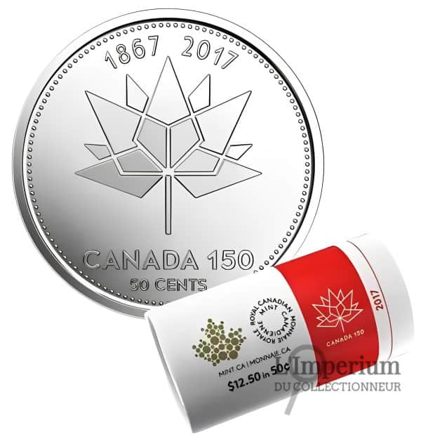 Canada - Rouleau Original de 50 Cents 2017 Canada 150