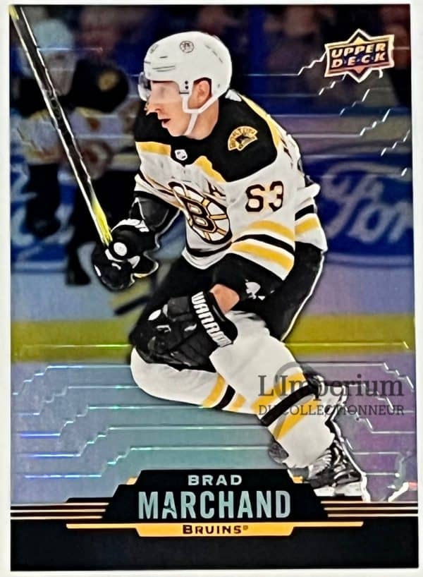 63 Brad Marchand - Carte d'Hockey LNH 2020-2021