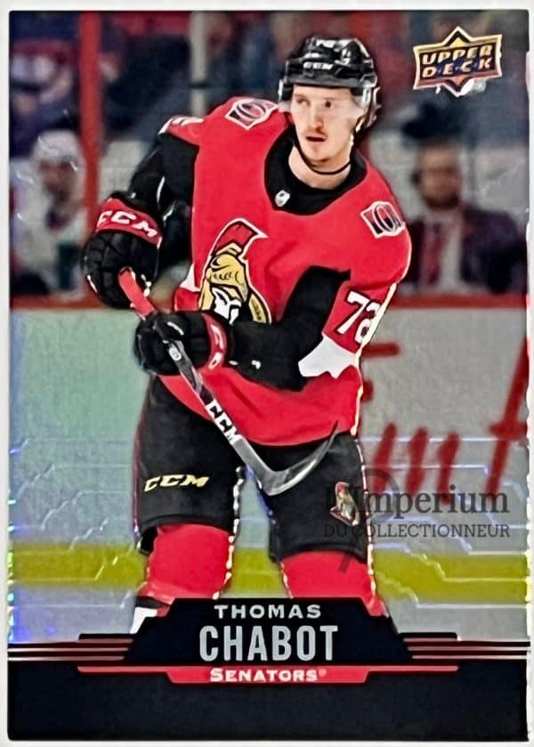 66 Thomas Chabot - Carte d'Hockey LNH 2020-2021