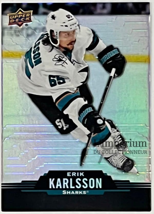 70 Erik Karlsson - Carte d'Hockey LNH 2020-2021