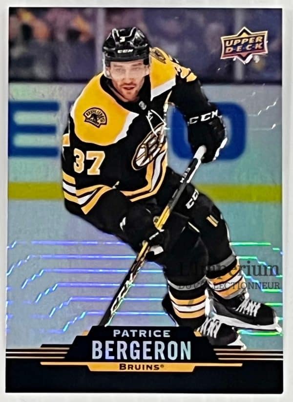 75 Patrice Bergeron - Carte d'Hockey LNH 2020-2021