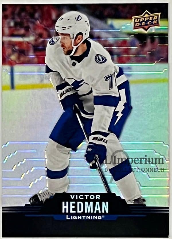 77 Victor Hedman - Carte d'Hockey LNH 2020-2021