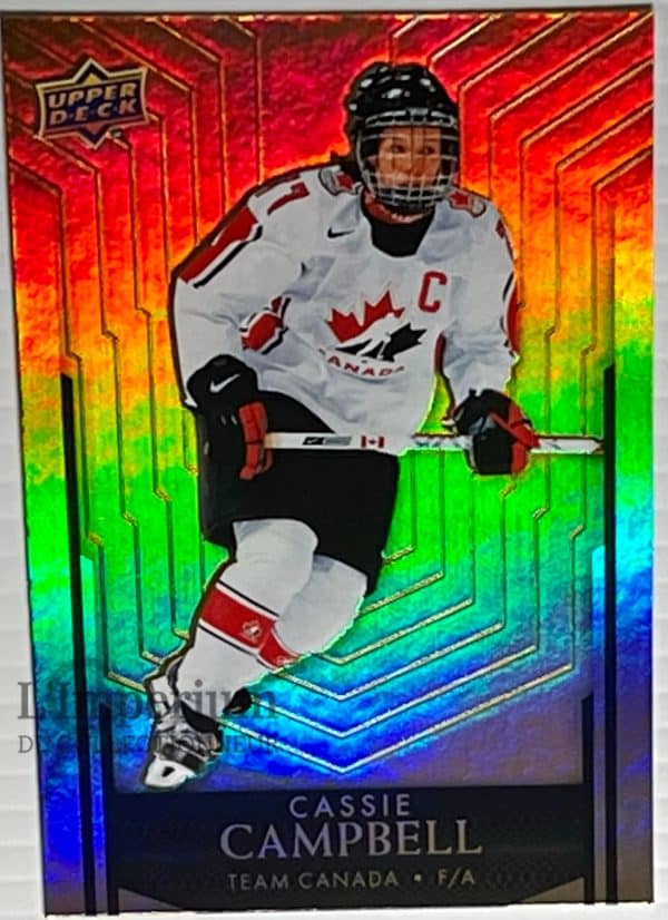 79 Cassie Campbell - Carte d'Hockey Légendes 2023