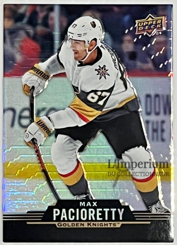 83 Max Pacioretty - Carte d'Hockey LNH 2020-2021