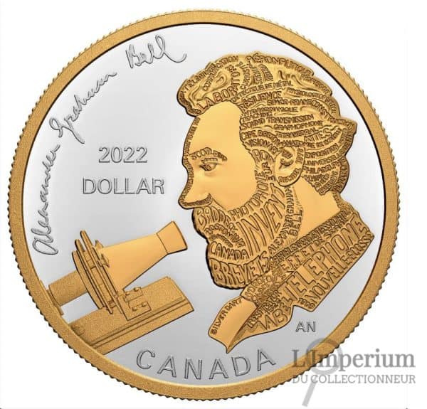 Canada - 2022 Ensemble Épreuve Numismatique en Argent Pur – Alexander Graham Bell