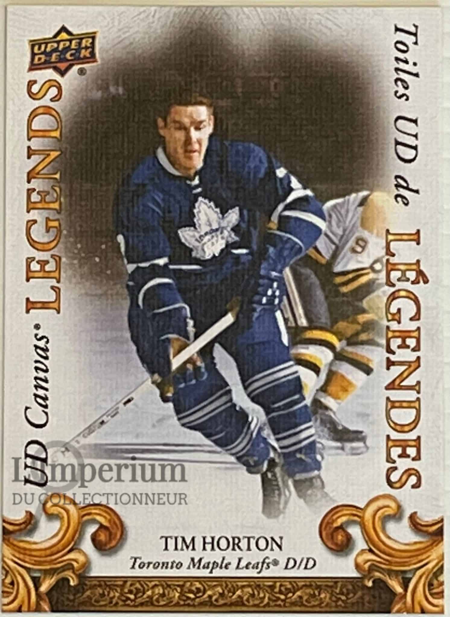 CL1 Tim Horton 2023 Canvas Legends Hockey Card