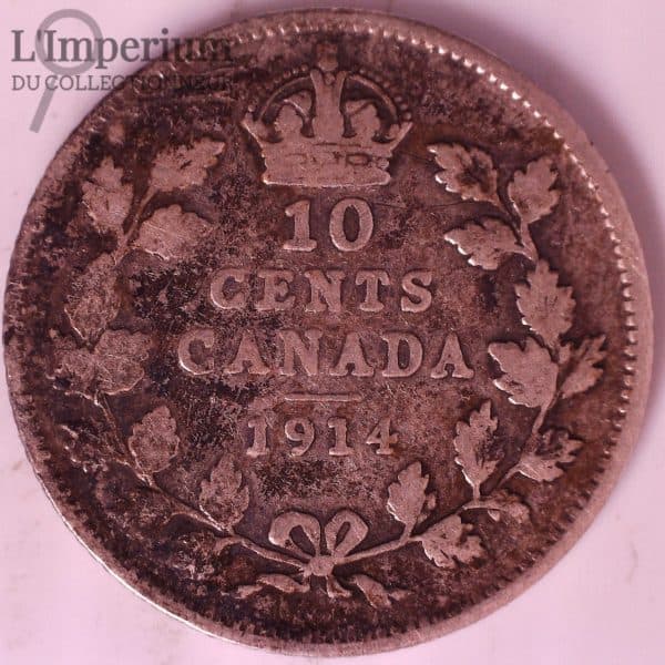 Canada - 10 Cents 1914 - VG-8