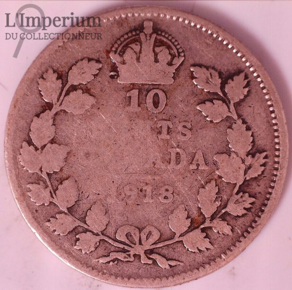 Canada - 10 Cents 1918 - G-4