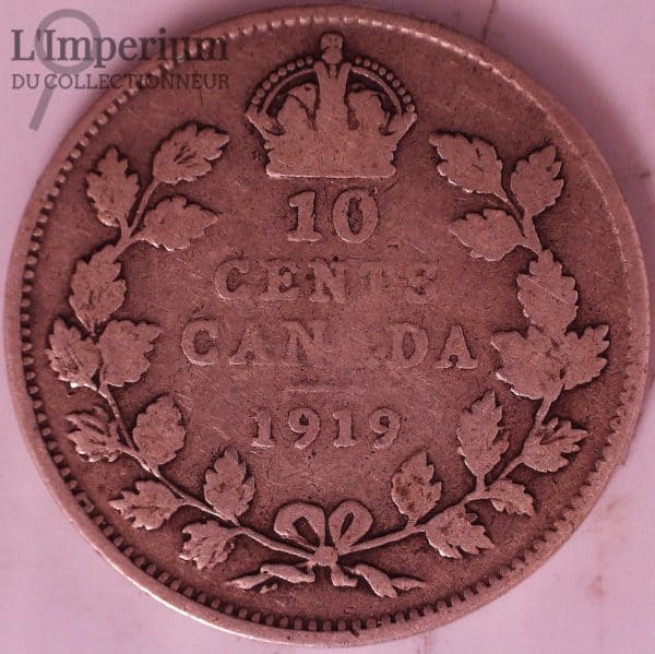 Canada - 10 Cents 1919 - G-6