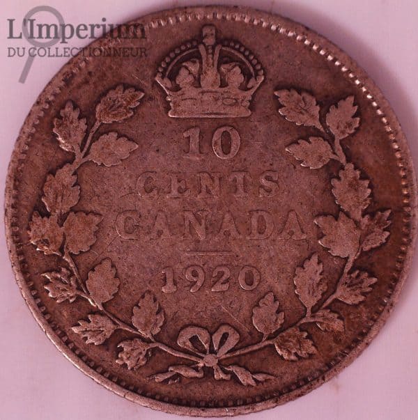 Canada - 10 Cents 1920 - VG-8