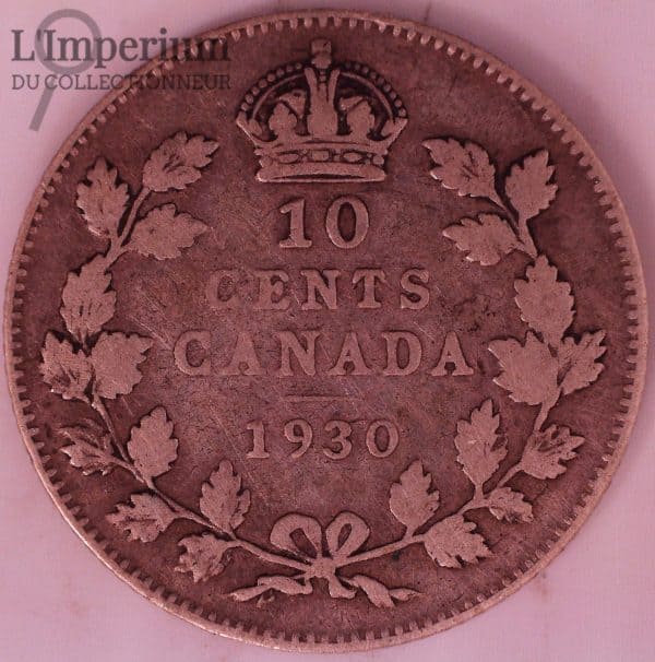 Canada - 10 Cents 1930 - VG-8