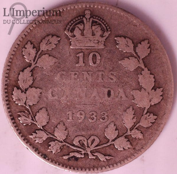 Canada - 10 Cents 1933 - G-6
