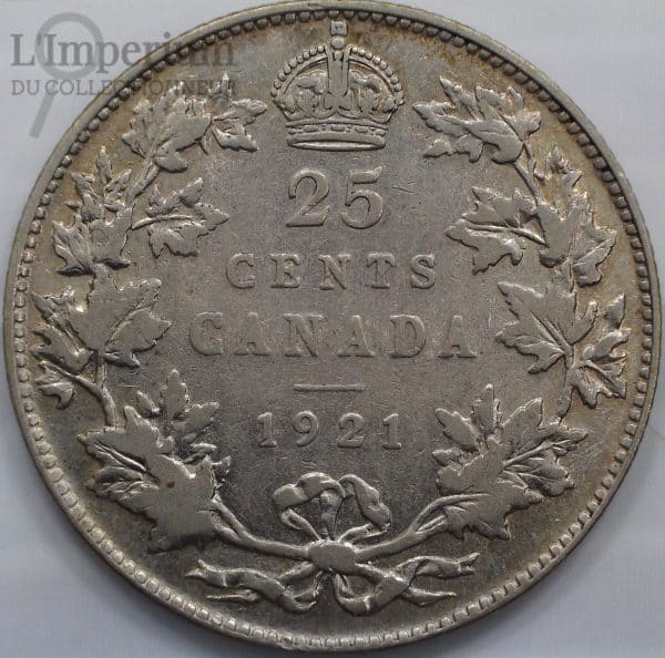 Canada - 25 Cents 1921 - VG-8