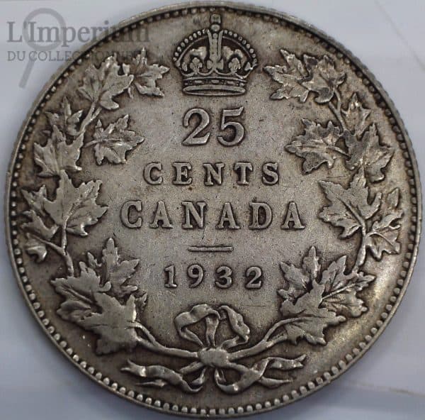 Canada - 25 Cents 1932 - F-15