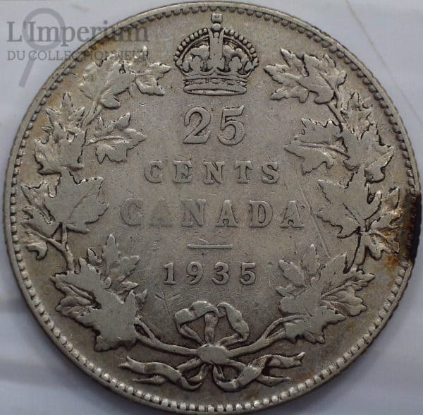 Canada - 25 Cents 1935 - VG-10