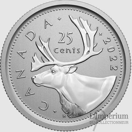 Canada - 25 cents 2022 - Spécimen (Revers)
